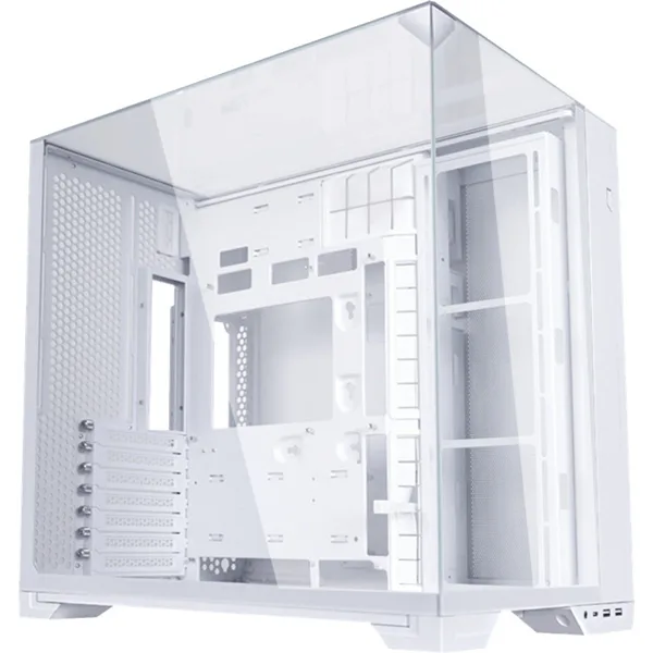خرید کیس کامپیوتر Lian Li O11 Vision Compact - شاسی مید تاور - سفید