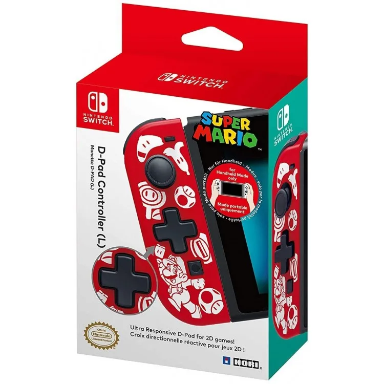 خرید کنترلر Hori برای سمت چپ نینتندو سوییچ - طرح Super Mario