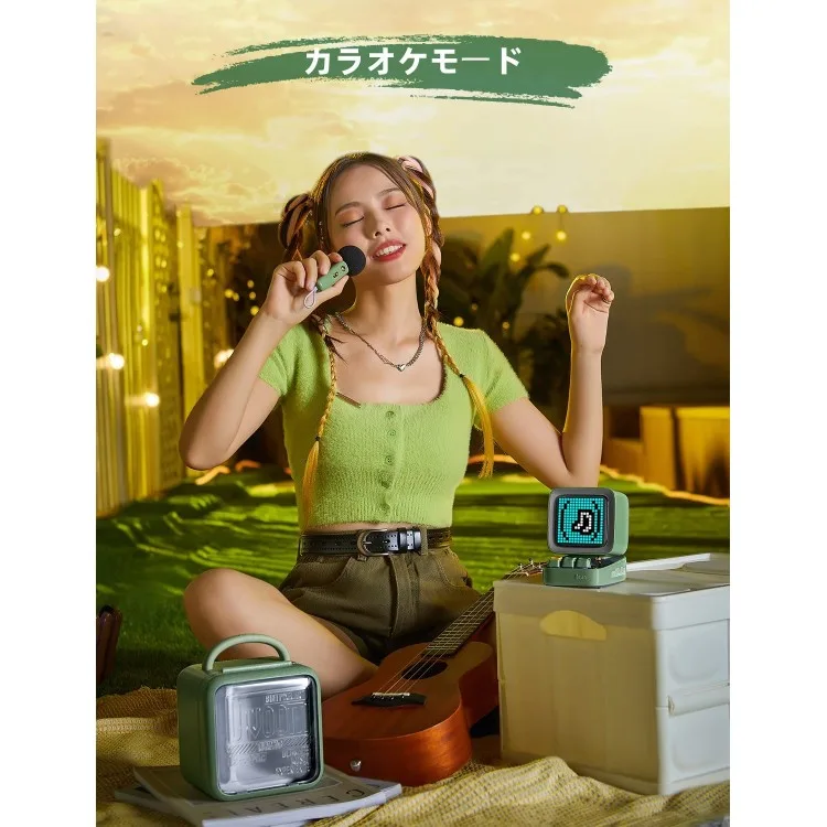 خرید اسپیکر Divoom Ditoo-Mic - بی سیم - سبز