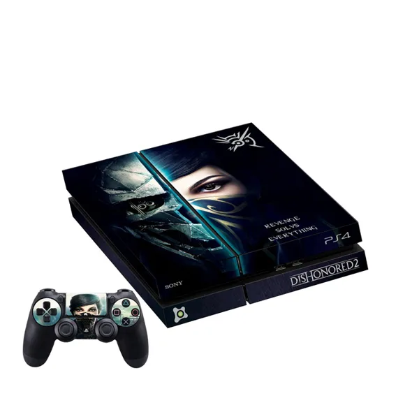 خرید برچسب پلی استیشن 4 طرح Dishonored 2