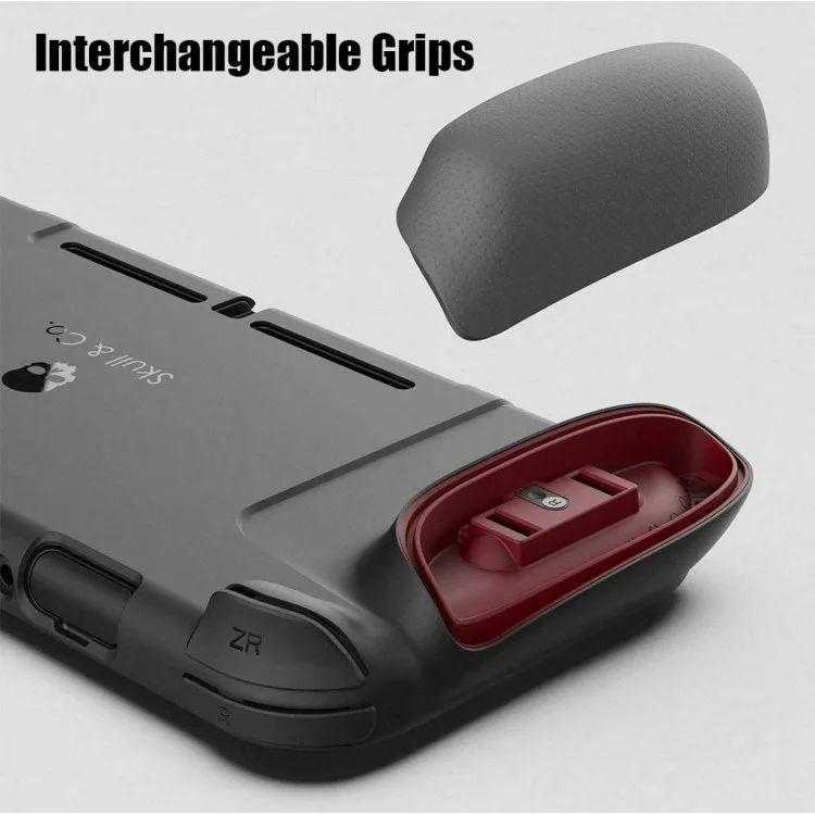 خرید باندل محافظت Skull & Co Grip Case برای نینتندو سوییچ - قرمز|آبی