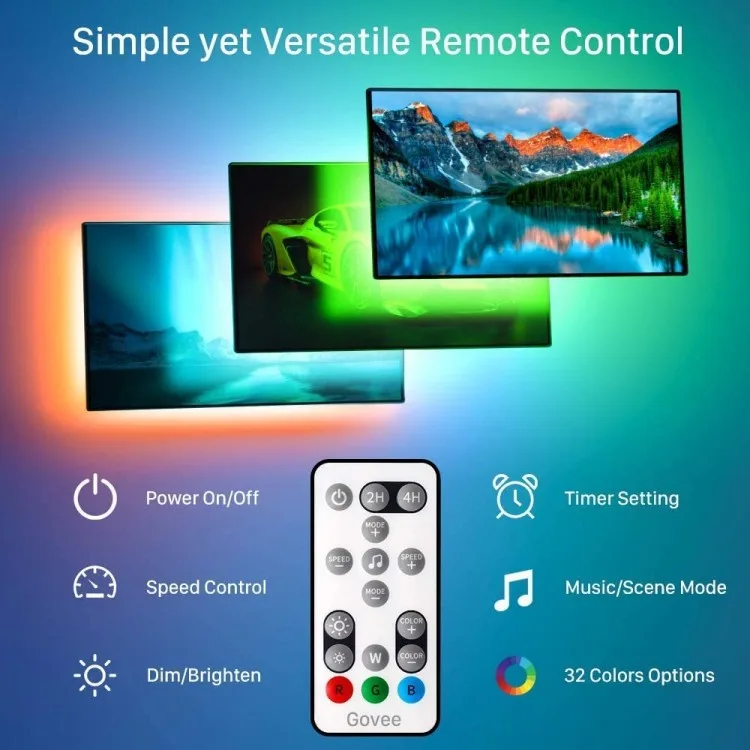 خرید لامپ GoVee RGB مخصوص تلویزیون - سه متر