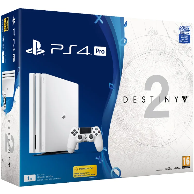 خرید کنسول پلی استیشن 4 پرو - باندل بازی Destiny 2 سفید رنگ