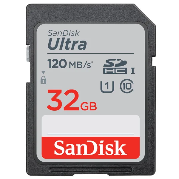 خرید کارت اس دی SanDisk Ultra - ظرفیت 32 گیگابایت