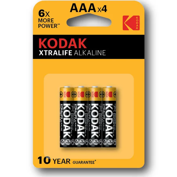 خرید باتری نیم قلمی Kodak Xtralife - پک چهارتایی