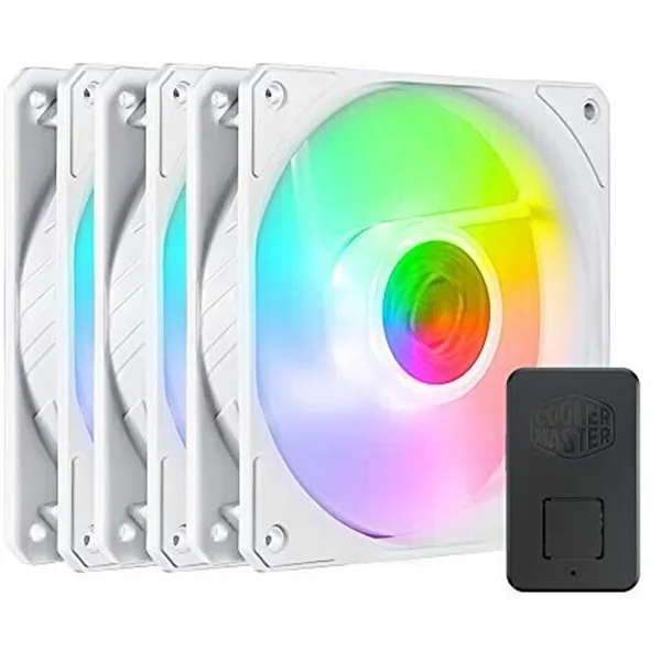 خرید فن کیس Cooler Master SickleFlow 120 ARGB - پک سه تایی - سفید