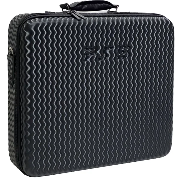خرید کیف PlayStation 5 - طرح Zig Zag Black