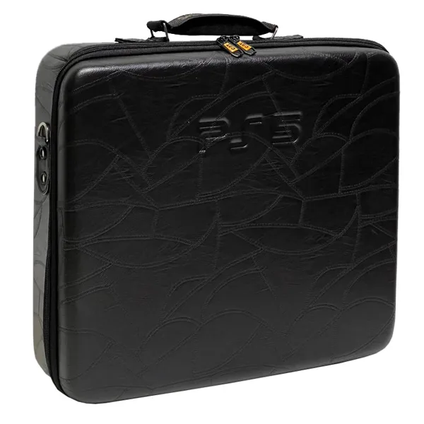 خرید کیف PlayStation 5 - طرح چرم مشکی