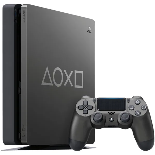 خرید کنسول پلی استیشن 4 اسلیم باندل Days of Play Limited Edition - رنگ Steel Black