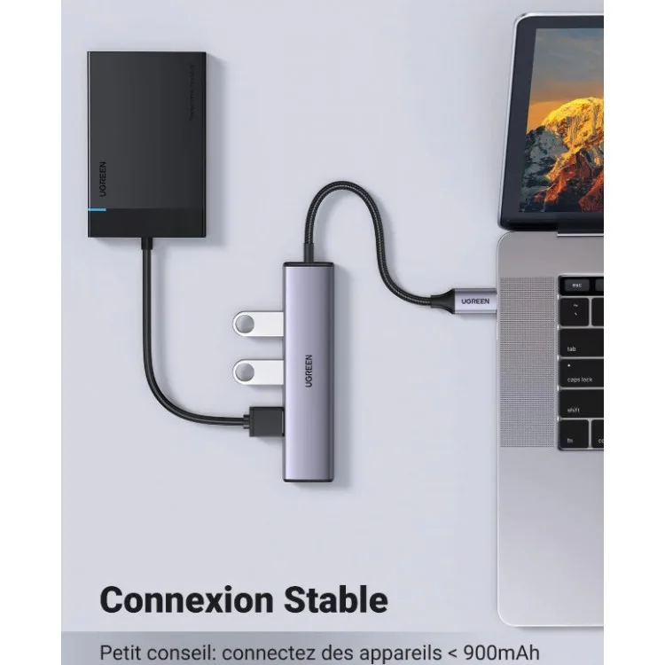 خرید هاب UGREEN USB-C - دارای چهار پورت