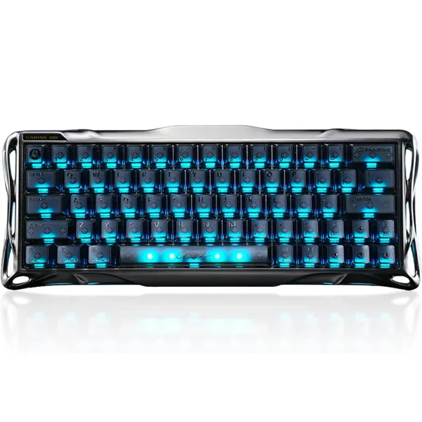 خرید کیبورد GravaStar Mercury V60 Pro - سوییچ مغناطیسی - رنگ Gunmetal Smoke