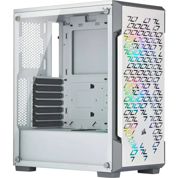 خرید کیس کامپیوتر Corsair iCue 220T - شاسی مید تاور - سفید