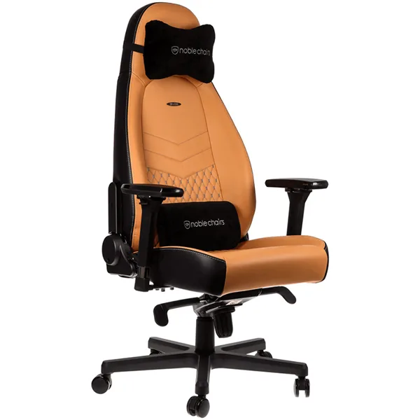 خرید صندلی گیمینگ Noblechairs ICON- کنیاک/مشکی REAL LEATHER