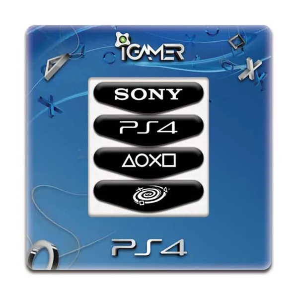 خرید برچسب لایت بار کنترلر PS4- طرح PS4
