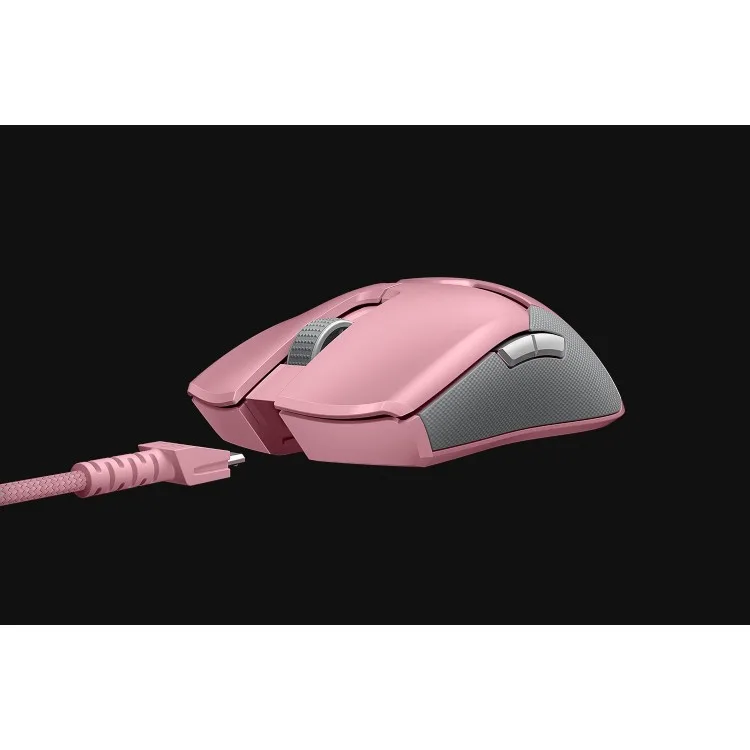 خرید موس Razer Viper Ultimate به همراه پایه شارژ - بی سیم - رنگ Quartz Pink