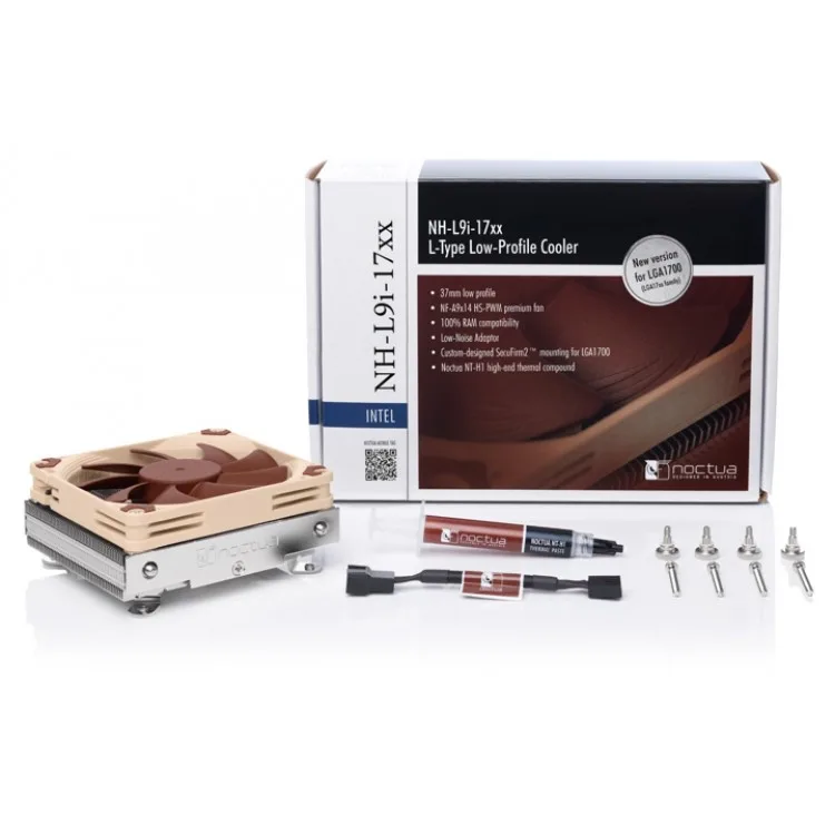خرید فن پردازنده Noctua NH-L9i-17xx - سایز 95 میلیمتر - قهوه ای