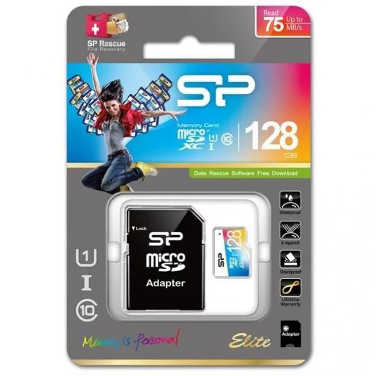 خرید کارت میکرو SD سیلیکون پاور | 128 گیگابایت