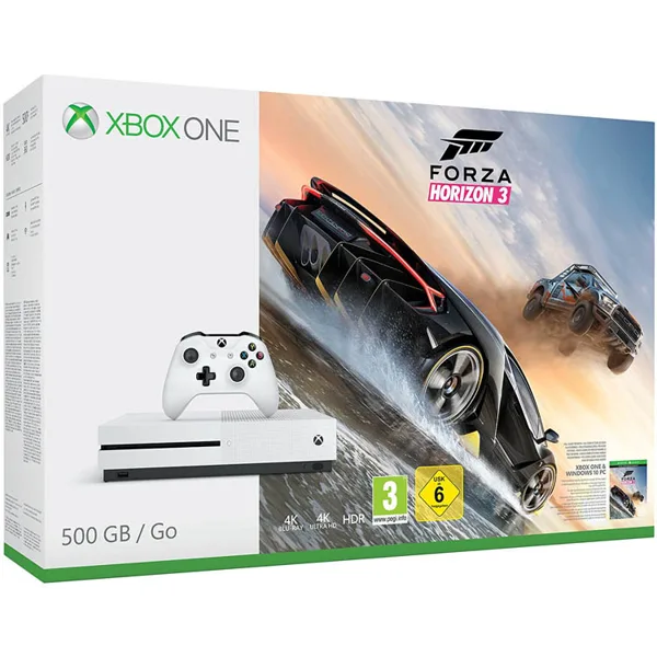 خرید Xbox One S باندل بازی Forza Horizon 3 | ظرفیت 500 گیگابایت