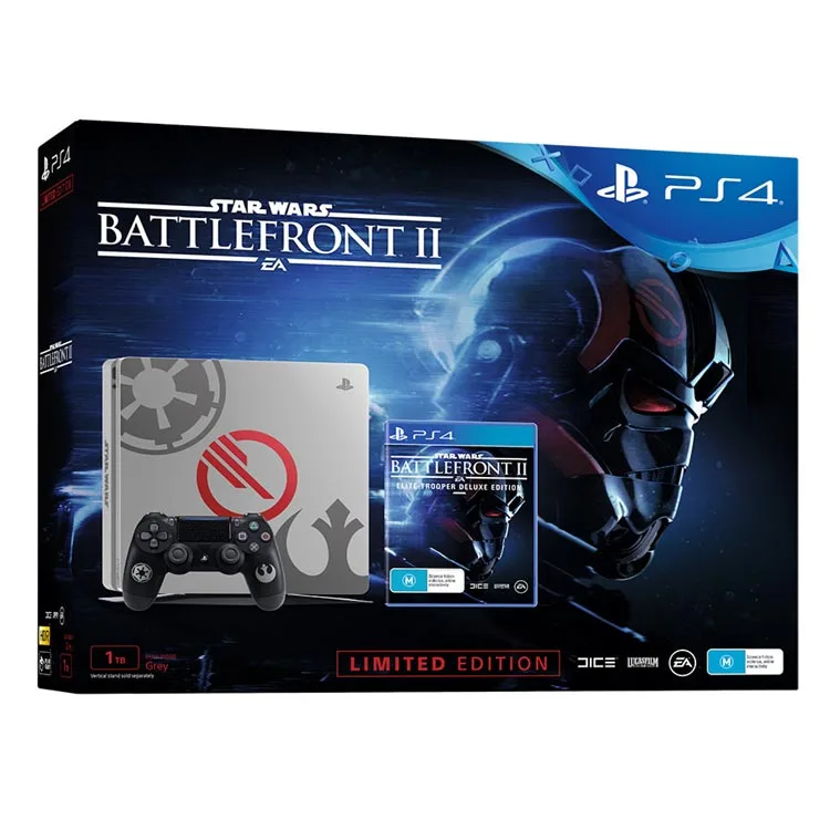 خرید کنسول پلی استیشن 4 اسلیم | یک ترابایت - طرح بازی Star Wars: Battlefront II