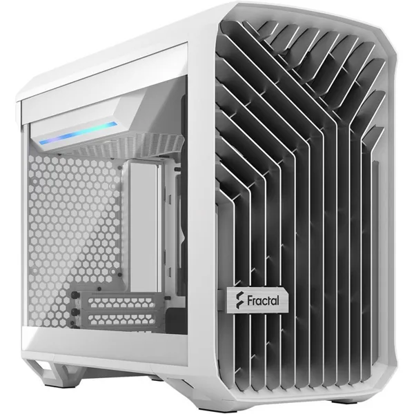 خرید کیس کامپیوتر Fractal Design Torrent Nano - شاسی مید تاور - رنگ White TG Clear