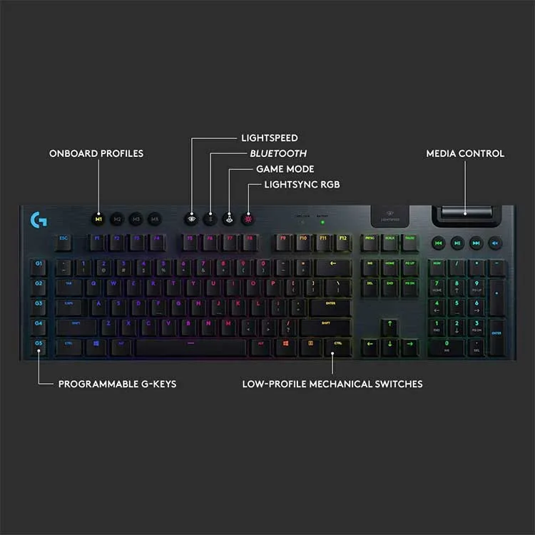 خرید کیبورد بی سیم Logitech G G915 - خطی