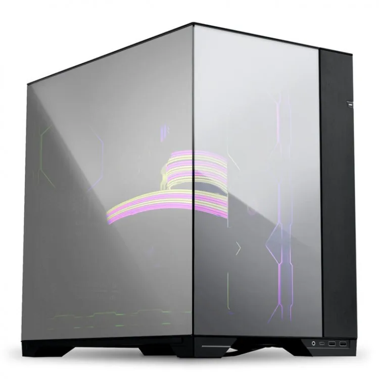 خرید کیس کامپیوتر Lian Li O11 Vision Chrome - شاسی مید تاور