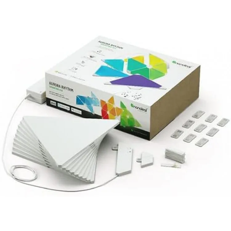 خرید لامپ هوشمند Nanoleaf Aurora - کیت Smarter - پک ۹ تایی