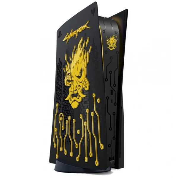 خرید فیس پلیت ViGuard برای PS5 دیسک خور - طرح بازی Cyberpunk 2077