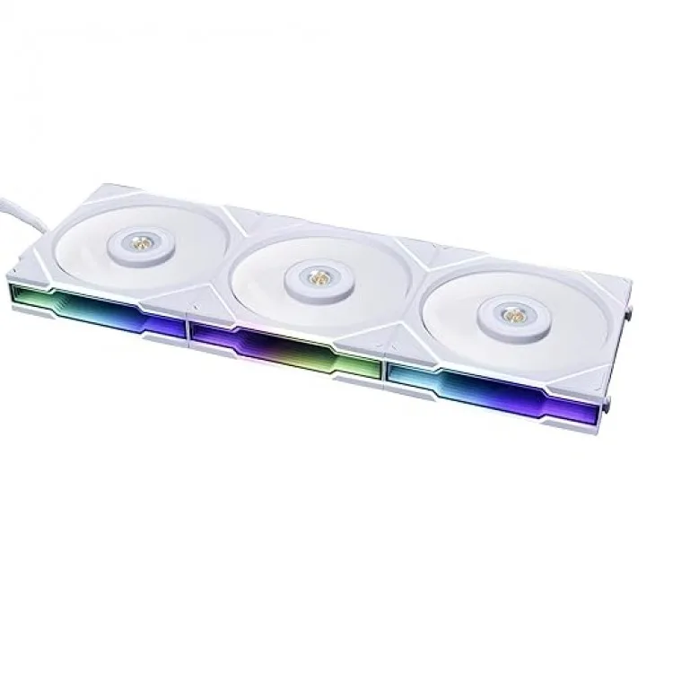 خرید فن کیس Lian Li UNI TL120 LCD Reverse Blade - پک سه تایی - سفید