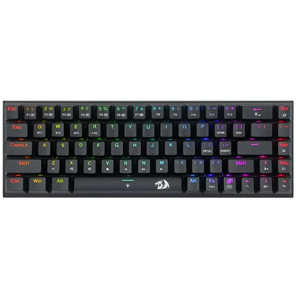 خرید کیبورد Redragon Ryze Pro - بی سیم - سوییچ قرمز - سیاه