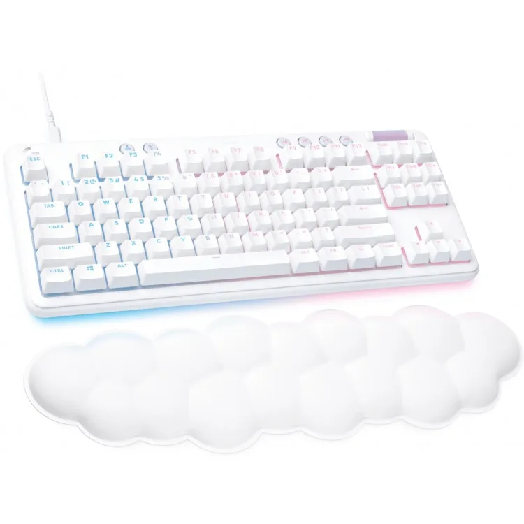 خرید کیبورد Logitech G713 - سوییچ مکانیکی قهوه ای - رنگ White Mist