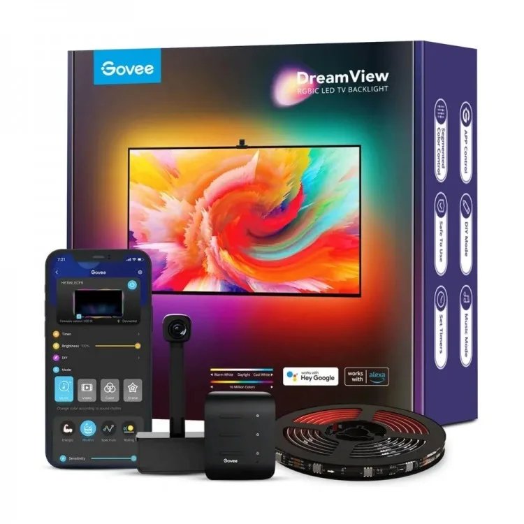 خرید لامپ هوشمند GoVee DreamView T1 مخصوص تلویزیون - 3.8 متر