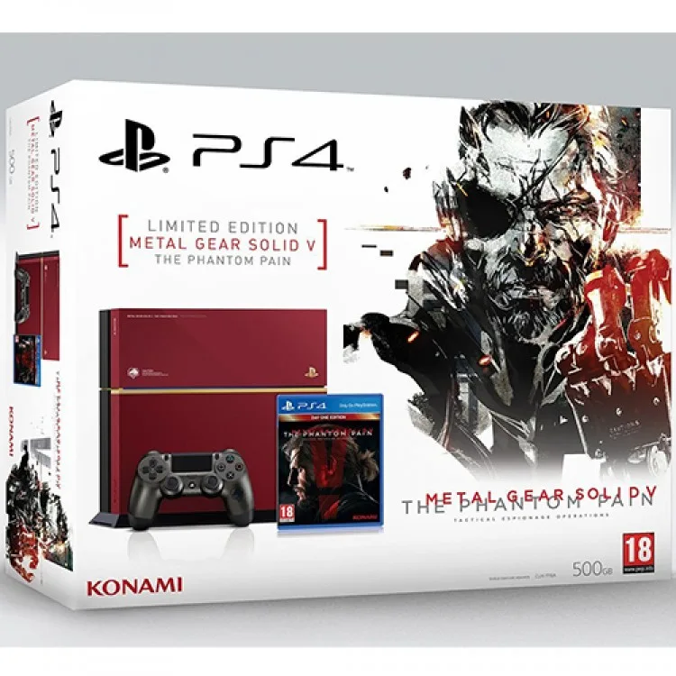 خرید پلی استیشن 4 باندل محدود بازی Metal Gear Solid V: The Phantom Pain - ظرفیت 500 گیگابایت - فاقد بازی