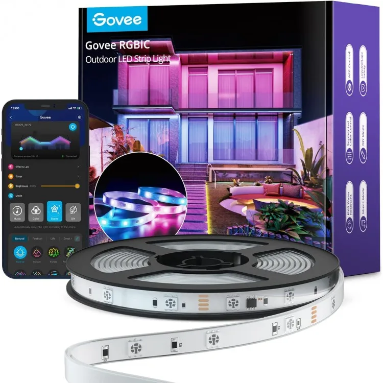 خرید لامپ GoVee LED برای نمای بیرون - ۱۰ متر