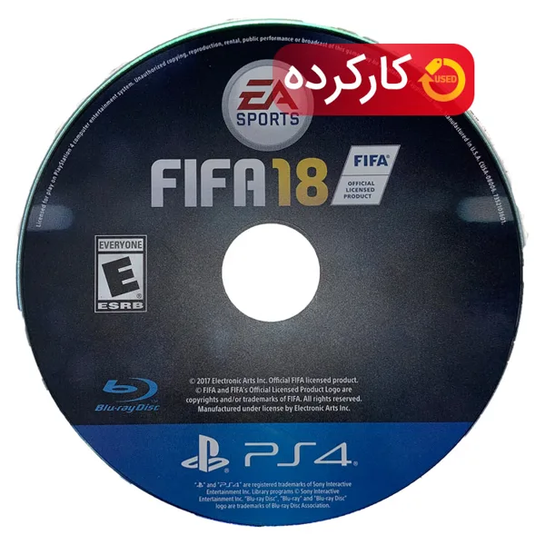 خرید بازی FIFA 18 - پلی استیشن 4 کارکرده بدون قاب