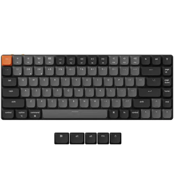 خرید کیبورد Keychron K3 RGB ورژن 3 - بی سیم - سوییچ مکانیکی Low-Profile 2.0 قهوه ای