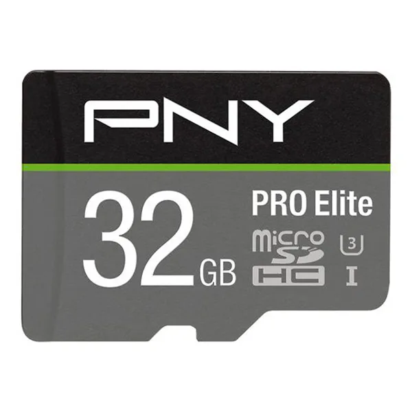 خرید کارت میکرو اس دی PNY Pro Elite به همراه آداپتور - ظرفیت 32 گیگابایت