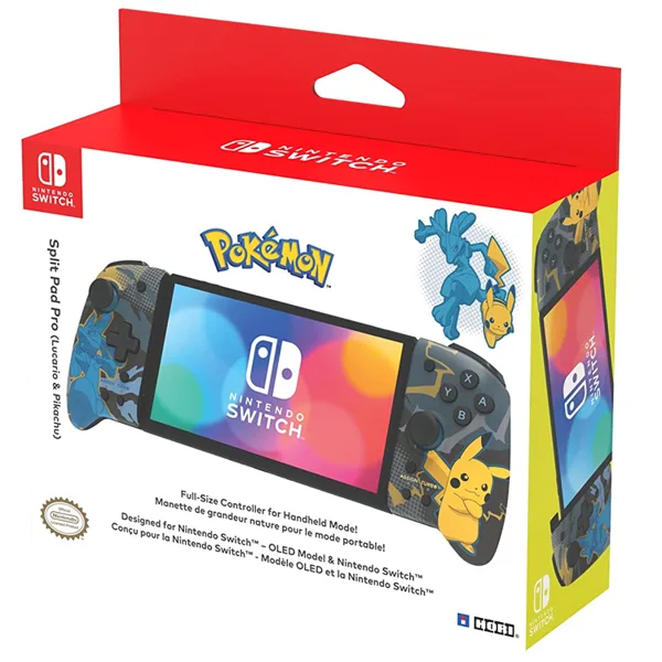 خرید گیم پد Hori مخصوص نینتندو سوییچ - طرح Pikachu & Lucario
