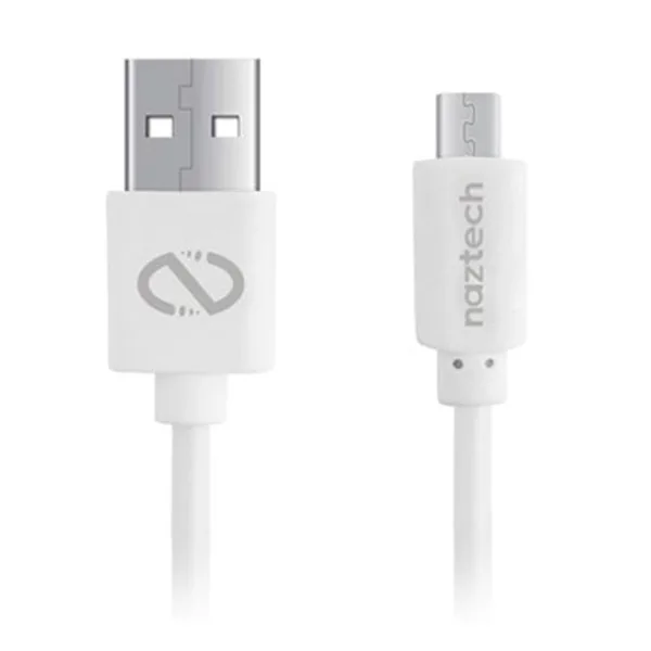خرید کابل میکرو USB Naztech - سفید