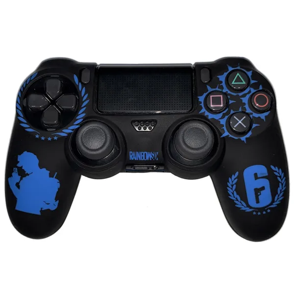 روکش کنترلر Dualshock 4 طرح بازی Rainbow Six - آبی