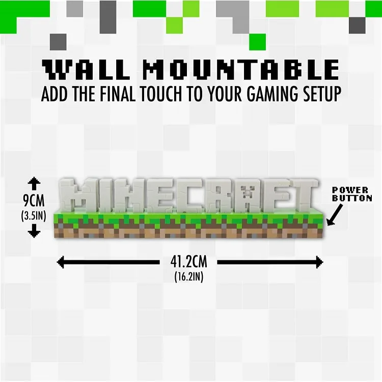 خرید لامپ Paladone - طرح لوگوی ماینکرفت