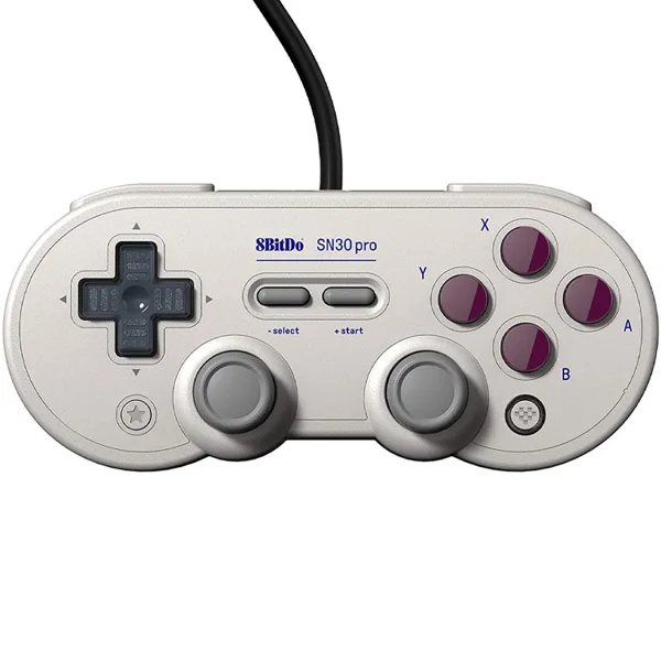 خرید گیم پد 8BitDo SN30 Pro USB نسخه G Classic - خاکستری روشن