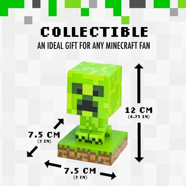 خرید لامپ Paladone Icon - طرح Creeper از بازی ماینکرفت