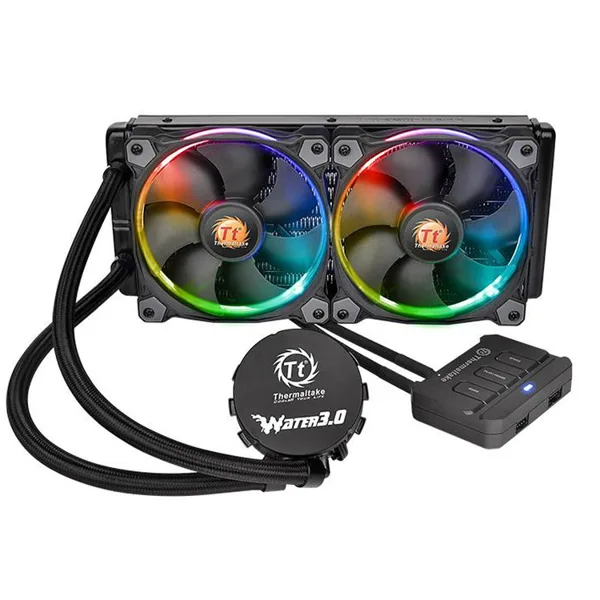 خرید خنک کننده پردازنده Thermaltake Water 3.0 Riing RGB 240 - خنک کننده مایع