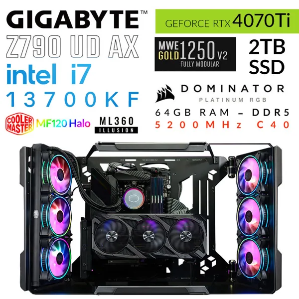 خرید کامپیوتر Apollo MasterFrame 700 Gigabyte-CoolerMaster Edition