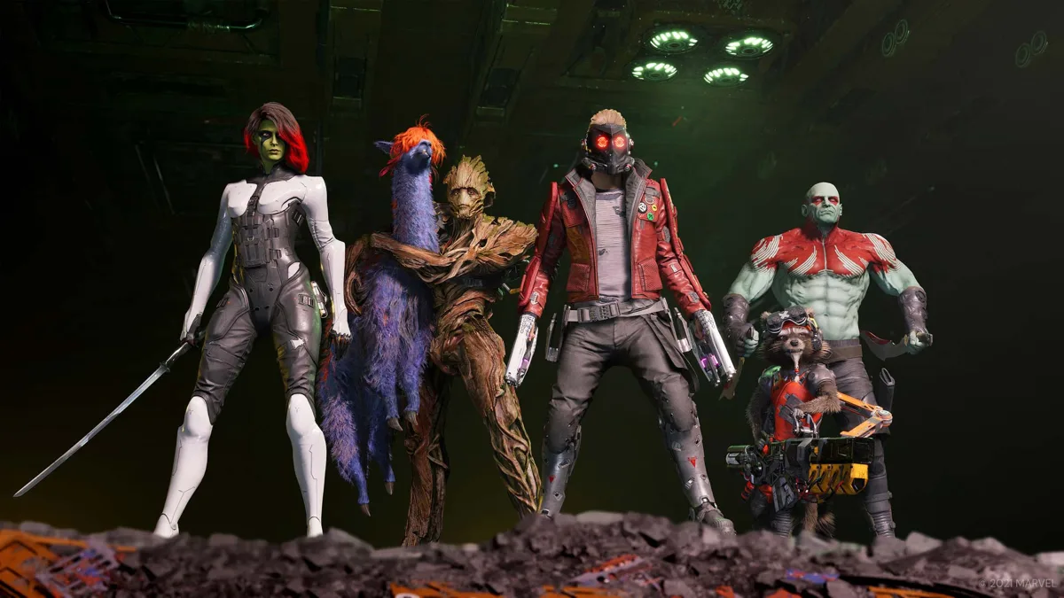 نسخه پلی استیشن 5 بازی Marvel's Guardians of the Galaxy حجم کمتری دارد