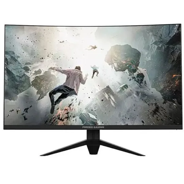 خرید مانیتور Porodo PDX523-BK - کیفیت QHD - خمیده - سایز ۳۲ اینچ