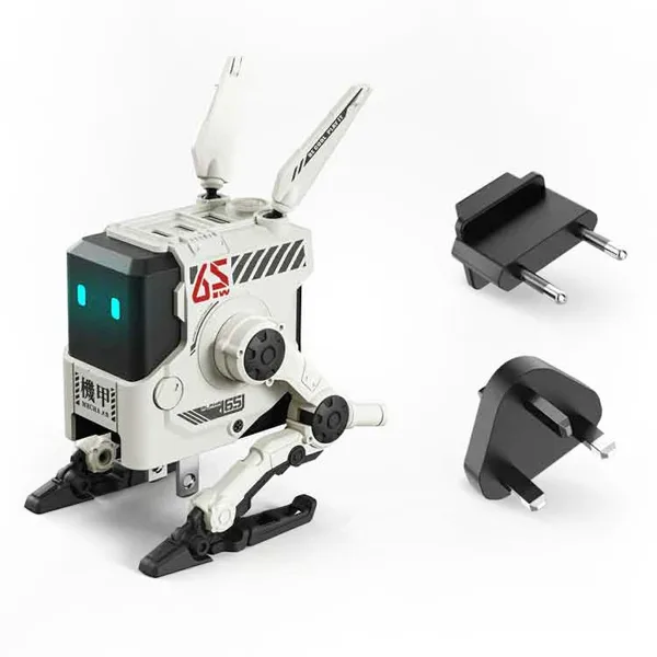خرید شارژر GravaStar Alpha65 - دارای دو شاخه و سه شاخه - سفید