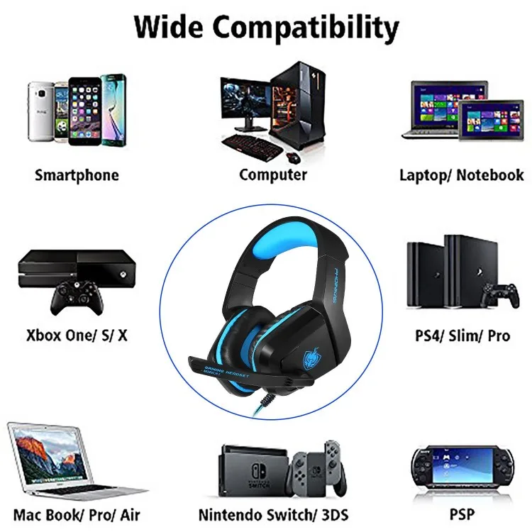 خرید هدست Phonikas H1 - آبی
