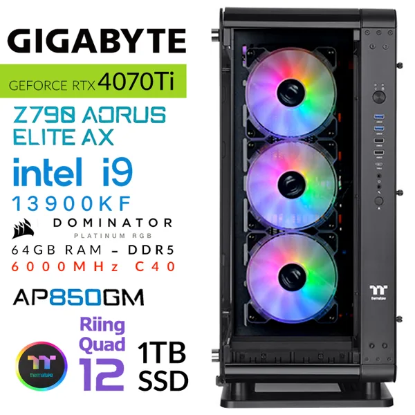 خرید کامپیوتر Hades Core P6 Thermaltake-Aorus Edition